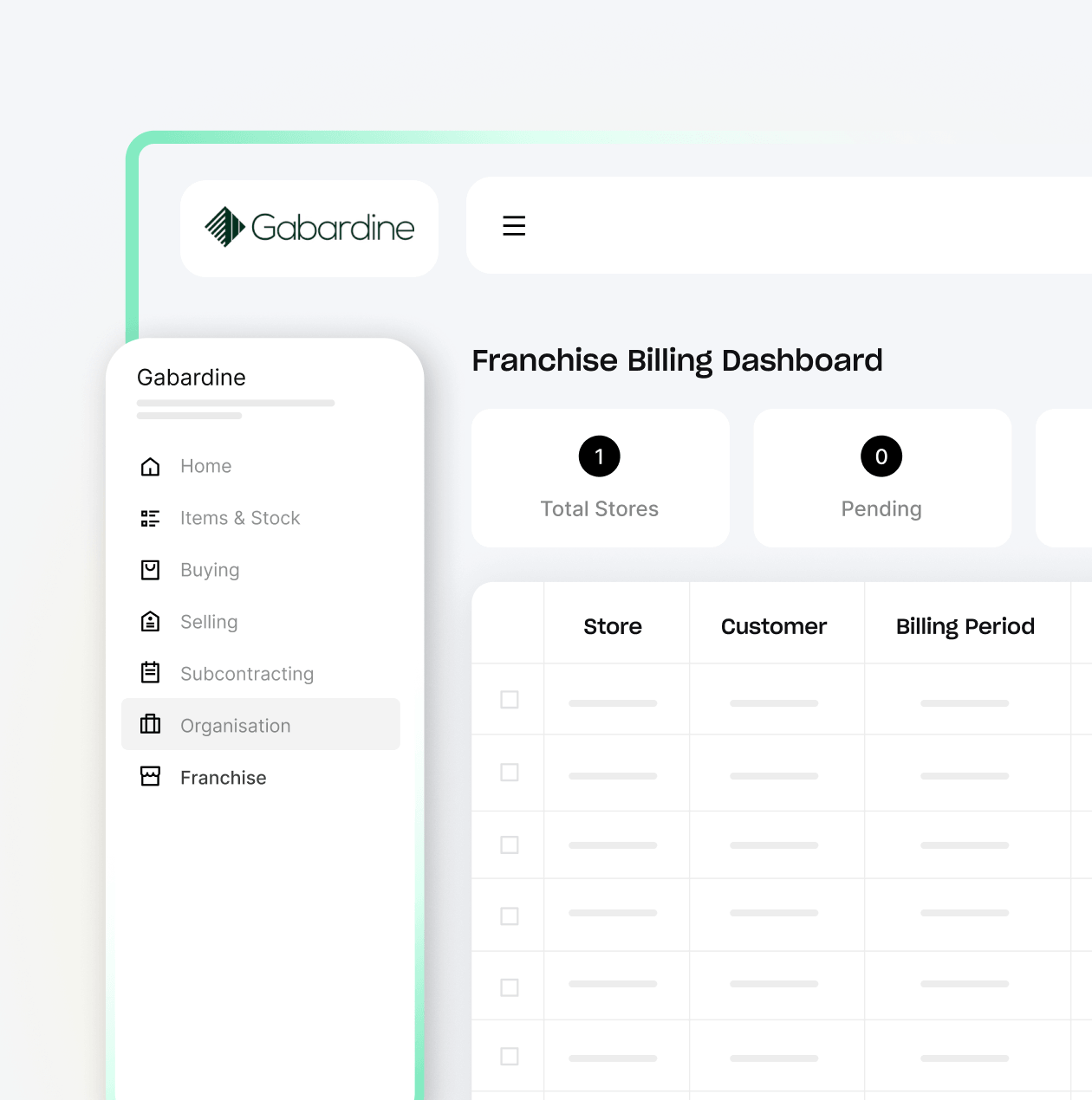 Custom Business Modules -gabrdine